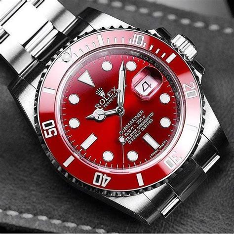 rolex red submariner dial|rolex submariner red price.